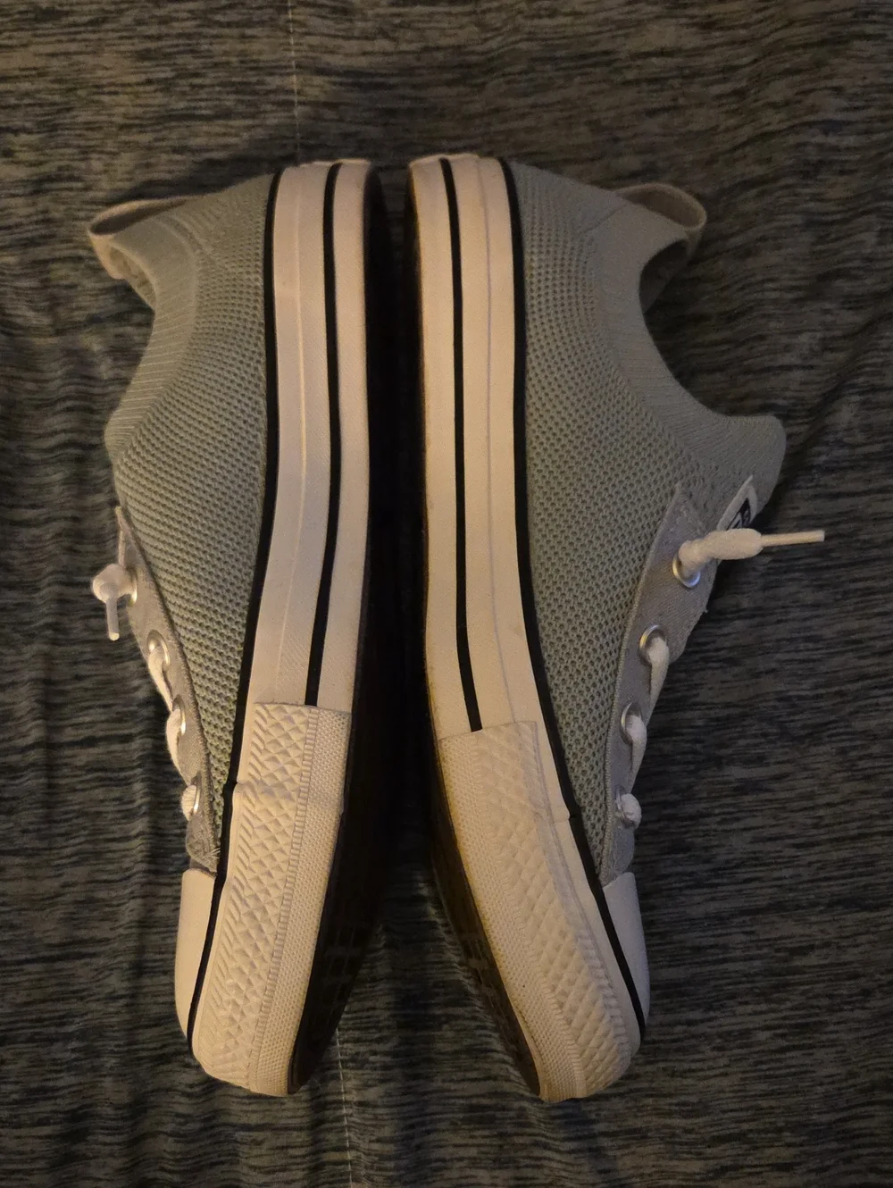Converse Chuck Taylor All Star Shoreline Knit Slip-On Light Gray Women's 10